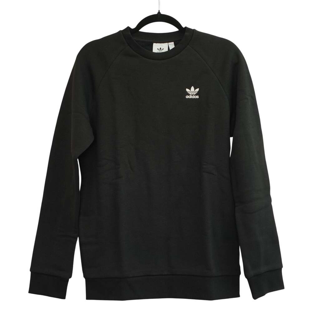 NWT Adidas Originals Sweater Essential Fleece Crew Pullover Black Size Unisex S